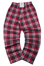 Load image into Gallery viewer, UNISEX Lounge Pant - CARNER red, black &amp; cream check trouser