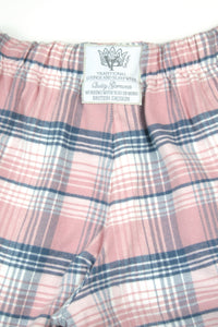 UNISEX Lounge Pant - HEATH Soft pink check trouser