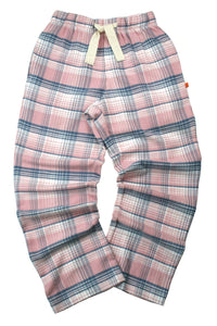 UNISEX Lounge Pant - HEATH Soft pink check trouser