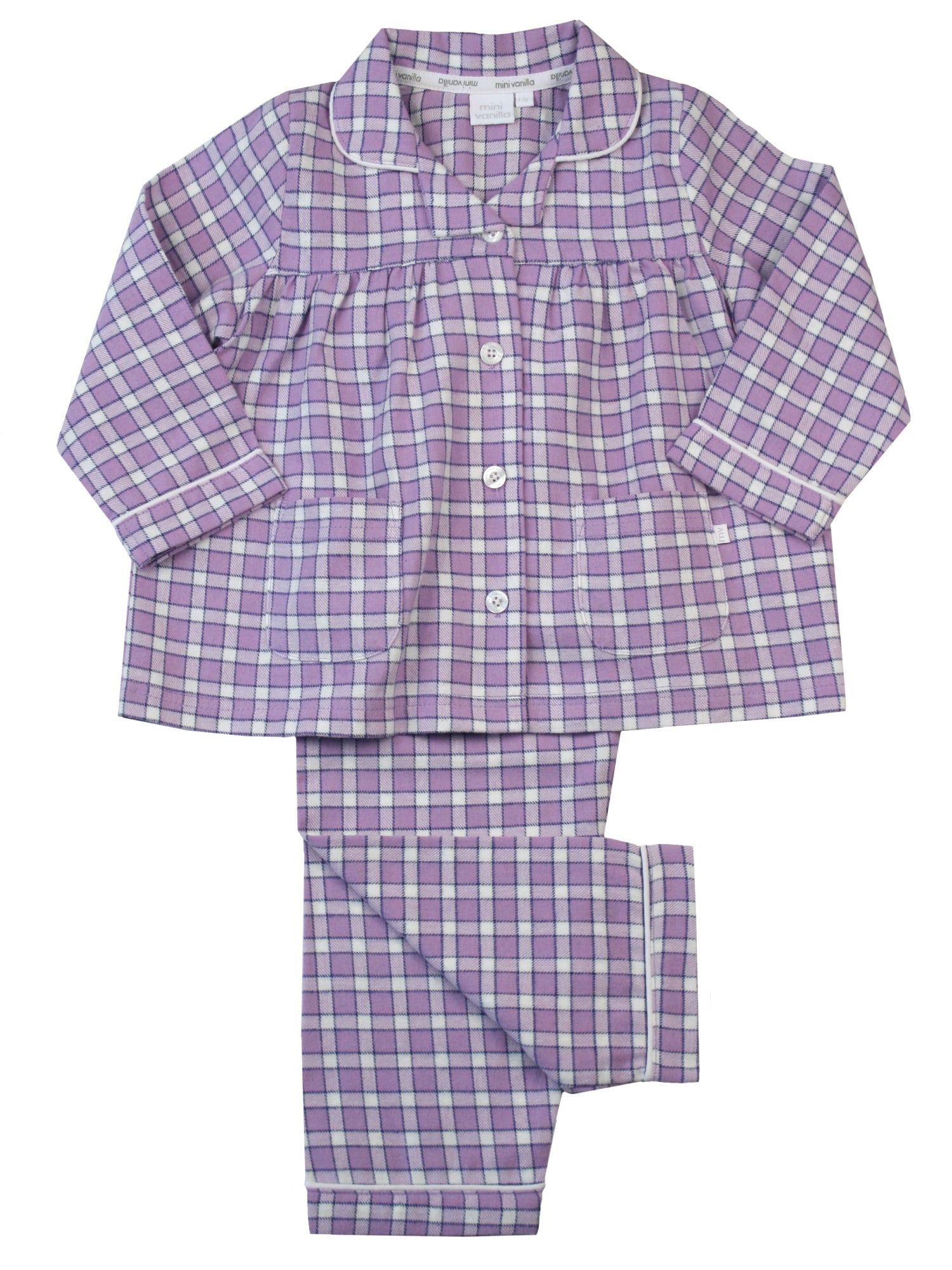 Checkers Plaid PJ Set - Try our premium and comfortable Checkers Plaid PJ  Set, available in various sizes for Toddler Girls - Koaala