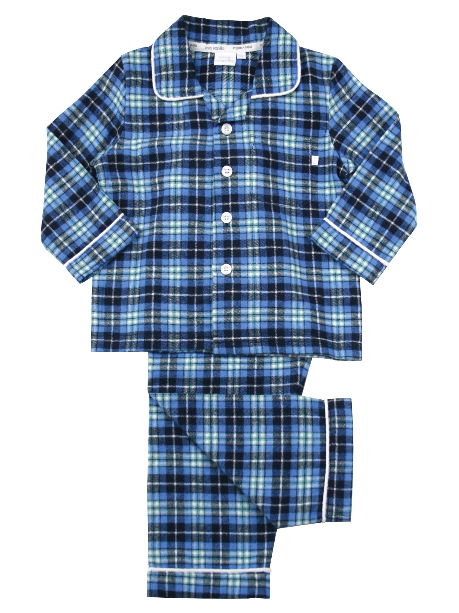 Checked pyjamas set hot sale